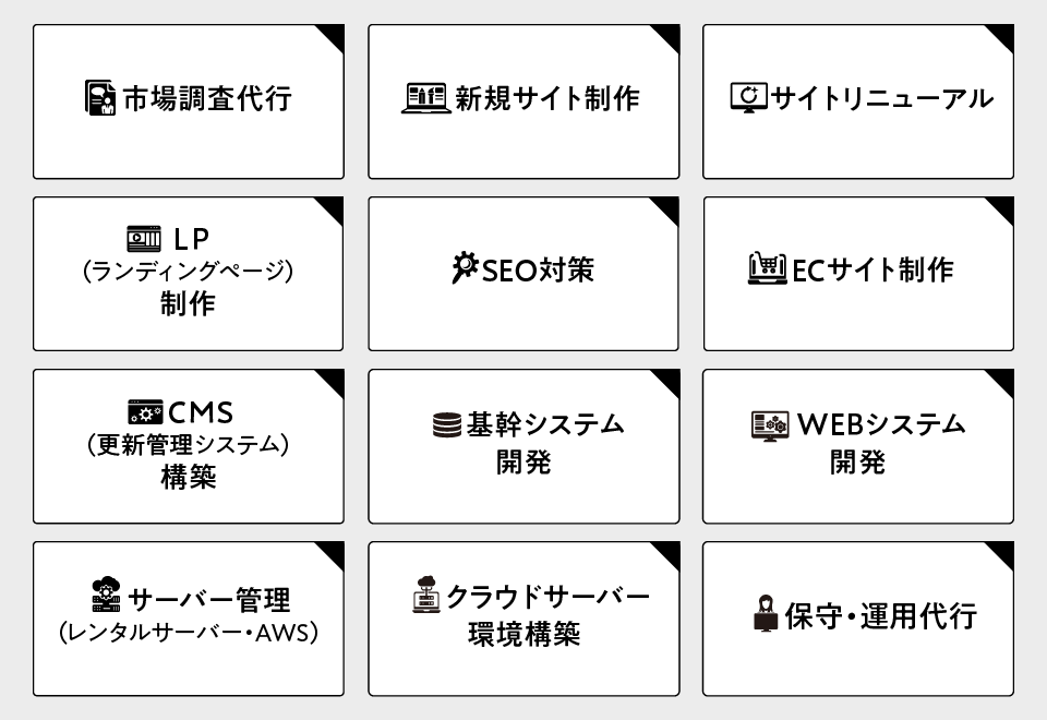 サービスラインナップ